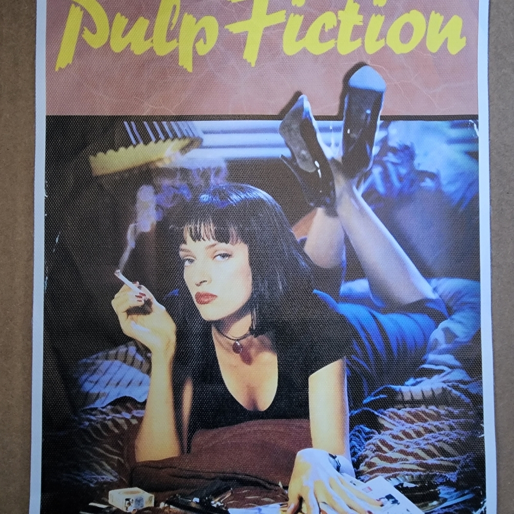 Pulp Fiction Movie Canvas Poster, 8.75 x 12, new